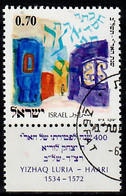 1972 Rabbi Yitzhak Luria Bale 532 / Sc 494 / YT 495 / Mi 561 Used / Oblitéré / Gestempelt - Oblitérés (avec Tabs)