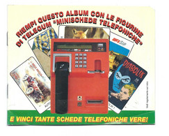 ALBUM TELEGUM PER FIGURINE MINI SCHEDE TELEFONICHE VUOTO GADGET - A Identificar