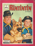 RINTINTIN ET RUSTY , N° Double 134-135 , 66 Pages ,  1981 , Colombia Pictures Inc., 2 Scans,  Frais Fr 4.55 E - Rintintin