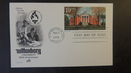 USA 1994 FDC Post Card Wittenberg University Education Springfield Postmark Good Used - 1991-2000