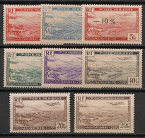 ALGERIE - 1946-47 - Poste Aérienne PA N°Yv. 1 à 6 Avec 4A - Série Complète - Neuf Luxe ** / MNH / Postfrisch - Airmail