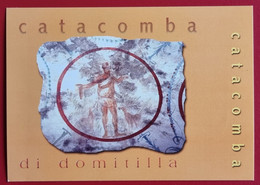 VATICANO VATIKAN VATICAN 2002 CATACOMBA DI DOMITILLA CATACOMBE POST CARD FD - Storia Postale