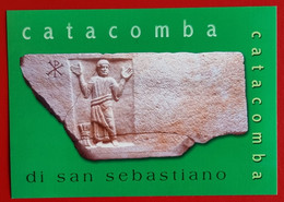 VATICANO VATIKAN VATICAN 2002 CATACOMBA DI SAN SEBASTIANO CATACOMBE POST CARD FD - Covers & Documents