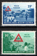 NEW GUINEA, 1962, MNH Stamps, Traffic Safety, NVPH Nr. 73-74  Scannr. 1623 - Nueva Guinea Holandesa