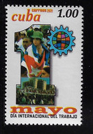 CUBA 2021. PRIMERO DE MAYO. DÍA DEL TRABAJO. MNH - Nuevos