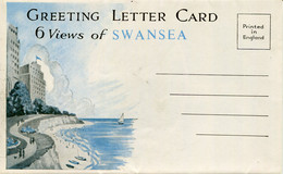 GLAMORGAN - 6 VIEW LETTER CARD OF SWANSEA Glam225 - Glamorgan