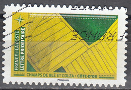 France 2021 Yvert A1953 O Cote (????) ?.?? € Côte-d'Or Champs De Blé Et Colza - Gebraucht