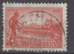 AUSTRALIA   SCOTT NO  142  USED  YEAR 1934 - Oblitérés