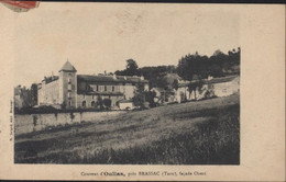 CPA CP Couvent D'Oulias Près De Brassac Tarn 81 Façade Ouest YT 138 Défectueux Collé à Cheval 1915 - Brassac