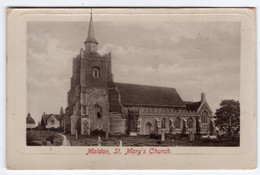 K 922 - MALDON - St. Mary's Church - Frith For R. Poole - Autres & Non Classés