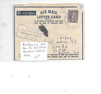 AUSTRALIE N° 143 SUR PLI MILITAIRE CENSURE 1704 1944 - Lettres & Documents