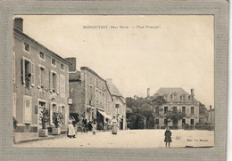 CPA - (79) MONCOUTANT - Aspect De L'Hôtel Du Cheval Blanc Sur La Place Principale  En 1920 - Moncoutant