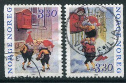 NORWAY 1992 Christmas Used.   Michel 1112-13 - Usados