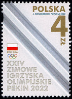 Poland 2022 Fi 5191 Mi 5341 XXIV Olympic Winter Games Beijing 2022 - Neufs