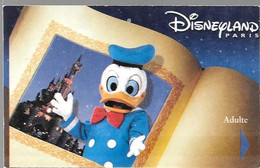 PASS-PAPIER-Ifco-DISNEY-DISNEYLAND PARIS-2001-DONALD-Adulte-Donald-TK Wild Show-TBE - Passaporti  Disney