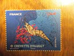 2022 Crevette BOUQUET Oblitéré Cachet Rond 21/02/2022 - Usados