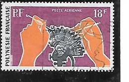 TIMBRE OBLITERE DE POLYNESIE DE 1970 N° YVERT PA 36 - Oblitérés