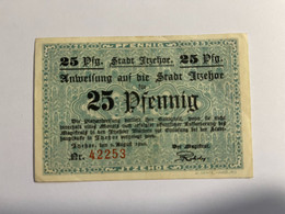 Allemagne Notgeld Itzehoe 25  Pfennig - Collections