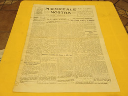 MONREALE NOSTRA- PERIODICO TURISTICO CULTURALE ANNO 3 NUMERO 3- 15 APRILE 1959 - Erstauflagen