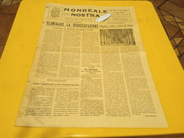 MONREALE NOSTRA- PERIODICO TURISTICO CULTURALE ANNO 4- NUMERO 2- 15 FEBBRAIO 1960 - Erstauflagen