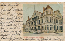 Maryland Club , Baltimore  P. Used 1902 Arlington And So. Balto To Sara De La Vega Vedado Cuba - Baltimore