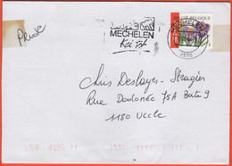 BELGIO - BELGIE - BELGIQUE - 2004 - Prior, Flower + Flamme - Viaggiata Da Mechelen Per Uccle, Bruxelles, Belgium - Briefe U. Dokumente