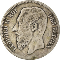 Monnaie, Belgique, Leopold II, 2 Francs, 2 Frank, 1867, TB+, Argent, KM:30.1 - 2 Frank