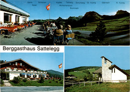 Berggasthaus Sattelegg - 3 Bilder (20578) * 9. 7. 1984 - Sattel