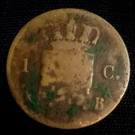 Neatherland , 1 Cent , 1823 B Bruxelles, William I, KM# 47 ,, Gomaa - 1815-1840 : Willem I