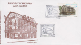 Enveloppe  FDC  1er   Jour    ANDORRA    Patrimoine  Architectural     Maison   Architectural    2000 - Altri & Non Classificati