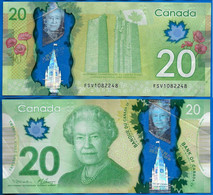 Canada 20 Dollars 2012 Prfix FSV Polymere Billet Reine Elisabeth Fleur Monument Paypal Bitcoin OK! - Canada