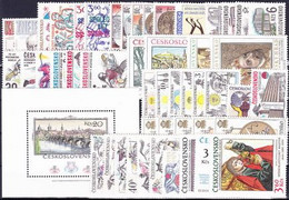 ** Tchécoslovaquie 1978 Mi 2421-2484+Bl.34-38 (Yv 2254-2308+BF 43+44+44a+45+1257 Feuille), (MNH)** L'année Complete - Années Complètes