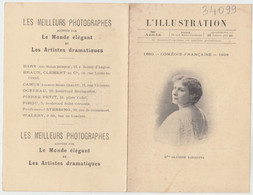 RT34.099   SUPPLEMENT GRATUIT DE L'ILLUSTRATION  COMEDIE-FRANCAISE 1808 Mme BLANCHE BARRETTA - Kranten Voor 1800