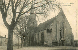 Les Lucs Sur Boulogne * Place Et La Vieille église Du Village * 1906 - Les Lucs Sur Boulogne