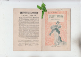 RT34.094  L'ILLUSTRATION PROGRAME THEATRE DU  VAUDEVILLE AVRIL 1900 LA ROBE ROUGE - Periódicos - Antes 1800