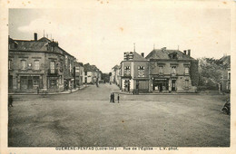 Guémené Penfao * La Rue De L'église Du Village * Pharmacie * Horlogerie Bijouterie - Guémené-Penfao