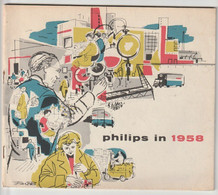 Brochure-leaflet Philips: Philips In 1958 Eindhoven (NL) - Literature & Schemes