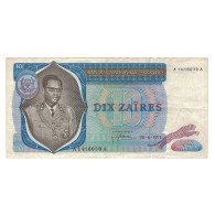 Billet, République Démocratique Du Congo, 10 Zaïres, 1971, 1971-06-30 - Democratische Republiek Congo & Zaire