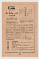 Brochure-leaflet AMROH Radio Onderdelen Muiden (NL) Mu-core Oscillator Coil Type 645 - Littérature & Schémas