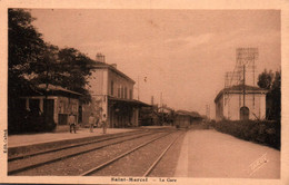 13 / MARSEILLE / SAINT MARCEL / LA GARE / PLAN RARE / TRAIN - Saint Marcel, La Barasse, St Menet