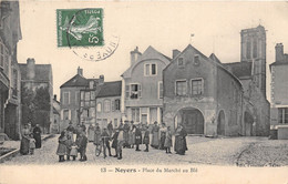 89-NOYERS- PLACE DU MARCHE AU BLÉ - Noyers Sur Serein