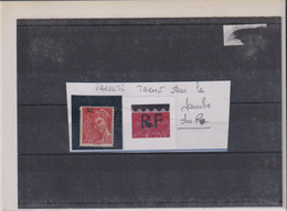 FRANCE-VARIETE-tâche Sur La Jambe Du R- 1944-tTP N° 658- XX - Lettres & Documents