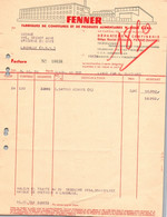 Facture - FENNE - CONFISERIE - Fabrique De Confitures Et Produits Alimentaires W-KOLB  ... 1954 - Alimentaire