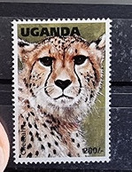 OUGANDA Felins, Panthere Yvert 1 Valeur Emise En 1995 Neuf Sans Charnière MNH - Roofkatten