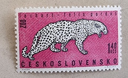 TCHECOSLOVAQUIE Felins, Panthere , Yvert N° 1218 Neuf Sans Charniere. Mnh - Big Cats (cats Of Prey)