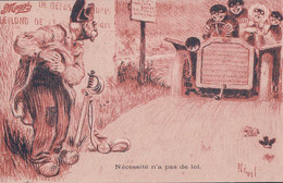 Nevil Illustrateur, Publicité MAGGI, Voiture Et Autostoppeur, Litho (858) - Nevil