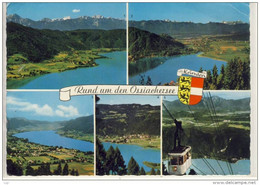 Rund Um Den OSSIACHERSEE - Mehrbildkarte , Verlag Schilcher  C 187 - Ossiachersee-Orte