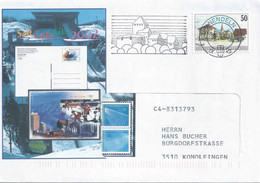 Vorausentwertung  "Salt Lake City 02 - Eishockey, Nendeln"             2002 - Storia Postale