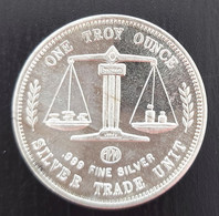 USA - 1 Troy Ounce Silver Bullion - APM - Liberty/Balance - Colecciones