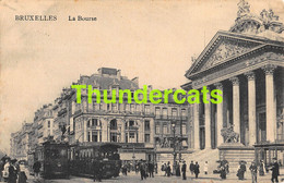 CPA BRUXELLES LA BOURSE TRAM - Transporte Público